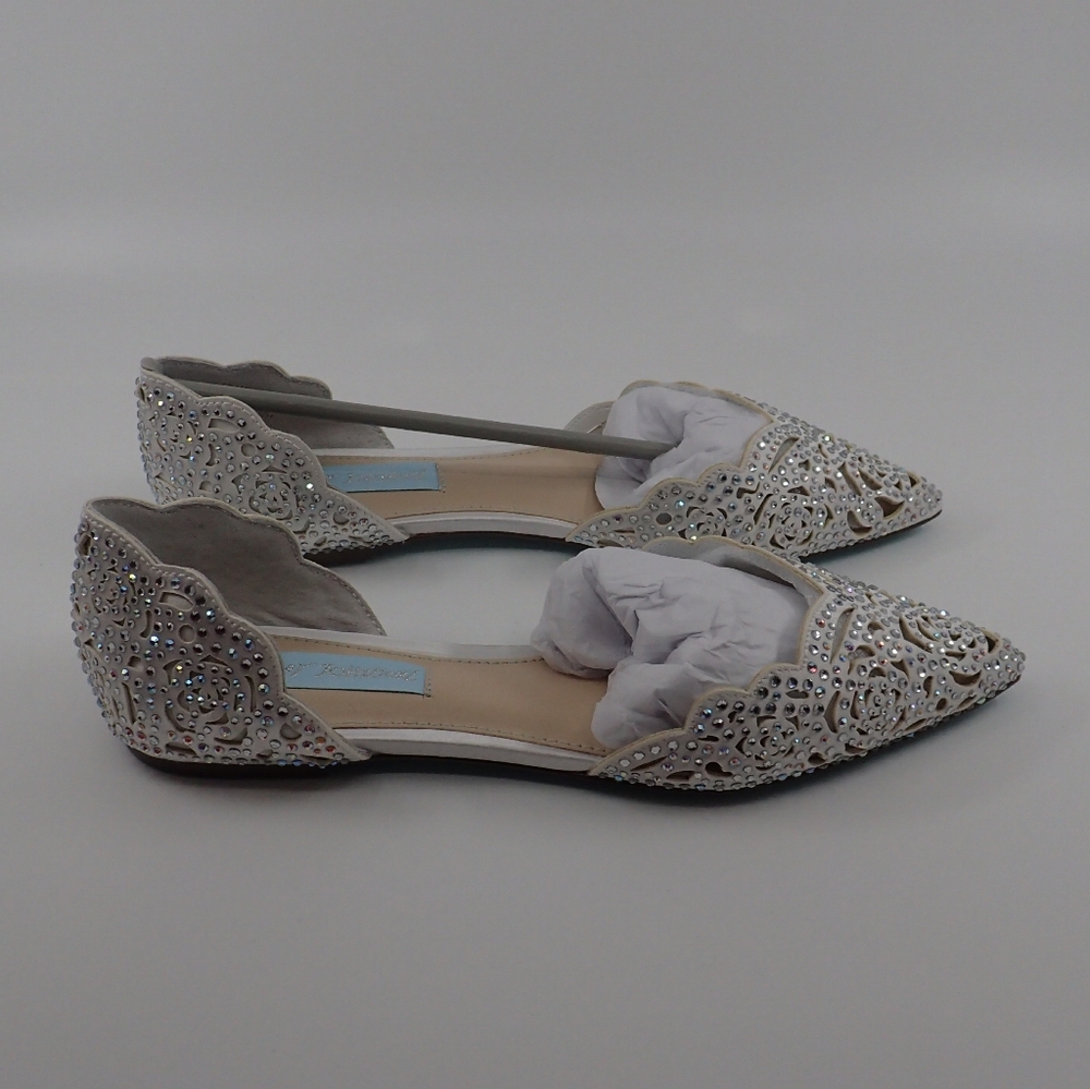 Betsey Johnson Sparkle Flat Shoes 6 - NIB - Picture 4 of 5